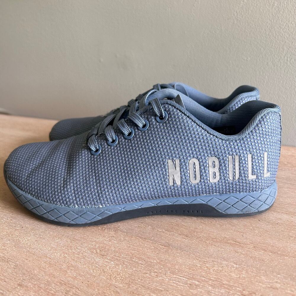NoBull Women’s Sneakers, Lightweight Training Shoes, Size 6.5, Blue.
